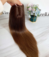 Cuticles Human Hair Silk Base Hair Topper - Ayla
