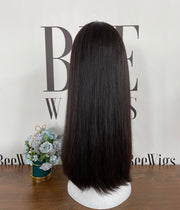 Natural Color Unprocessed Hair Lace Top Wig