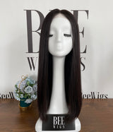Natural Color Unprocessed Hair Lace Top Wig
