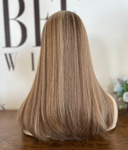 Mongolian Cuticle Hair Lace Top Sheitel Wig