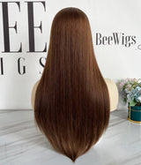 Cuticles Human Hair Silk Base Topper - Light Brown