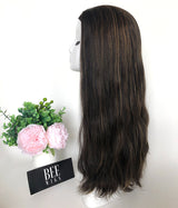 24inch Band Fall Dark Brown with Highlight