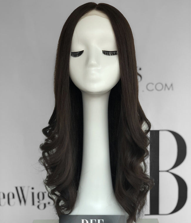 Long Layered Lace Top Wig